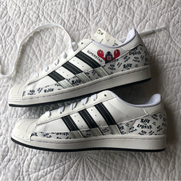 Adidas Originals Superstar x Philip Colbert Save the Lobster’ sneakers 🦞 - Picture 2 of 16